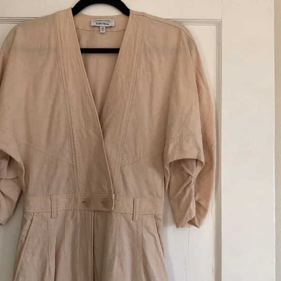 & Other Stories Asymmetrical Linen Blend Jumpsuit - Picture 5 of 7